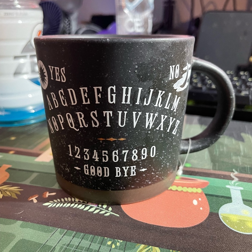 Spooky ouija mug